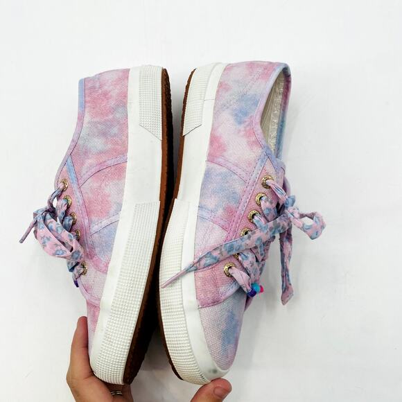 LoveShackFancy x Superaga Pink Floral Sneakers - Picture 3 of 6